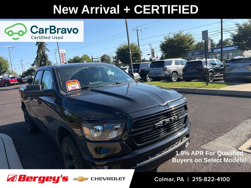 Used 2019 Ram 1500 Big Horn/Lone Star Quad Cab 4x4 64 Box Truck