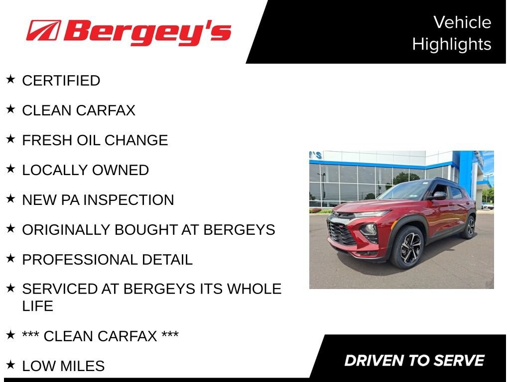 Used 2022 Chevrolet Trailblazer RS SUV