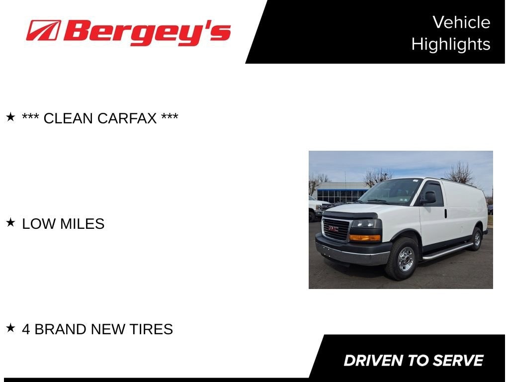 Used 2016 GMC Savana Cargo 2500 Work Van Van