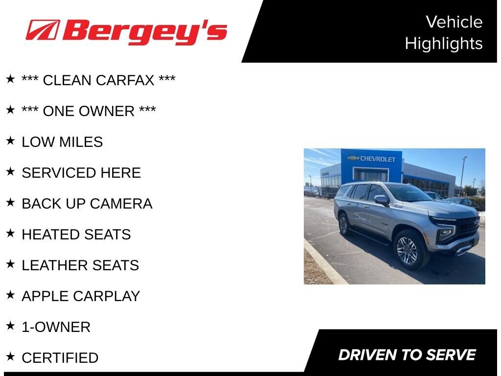 Used 2025 Chevrolet Tahoe Z71 SUV