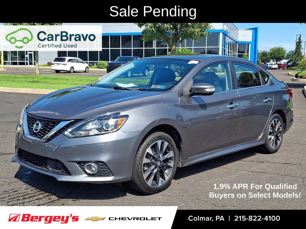 Certified 2019 Nissan Sentra SR with VIN 3N1AB7AP6KY399494 for sale in Colmar, PA