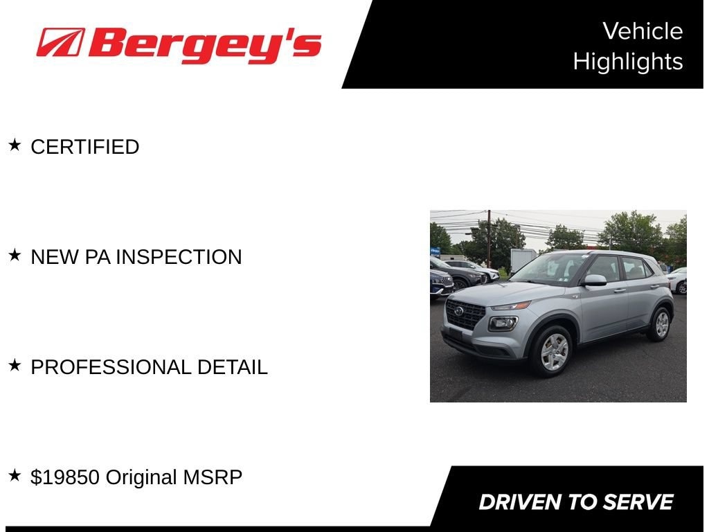Used 2020 Hyundai Venue SE