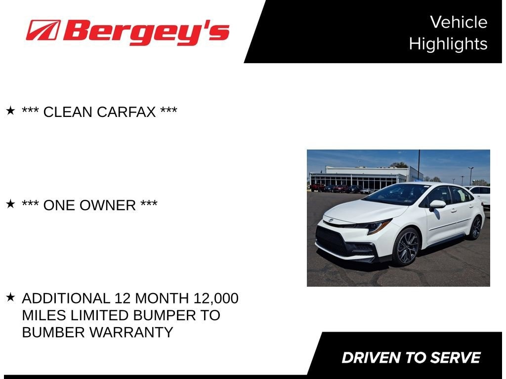Used 2021 Toyota Corolla SE Sedan