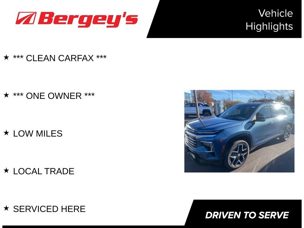 Used 2025 Chevrolet Traverse High Country SUV