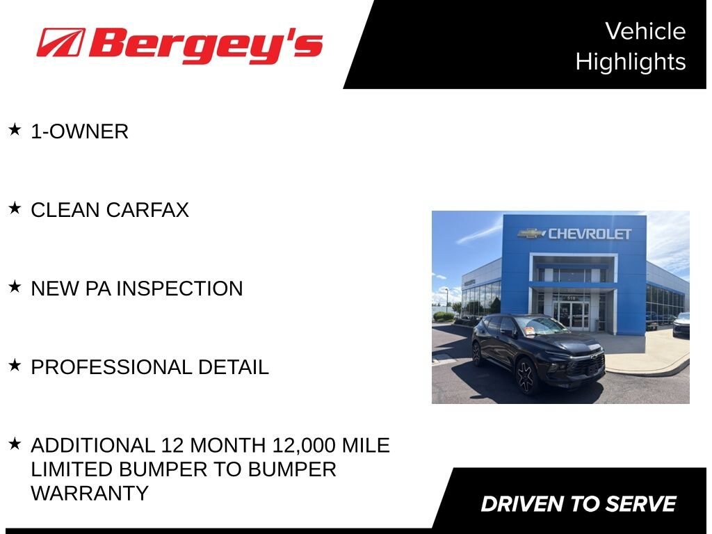 Used 2023 Chevrolet Blazer RS SUV