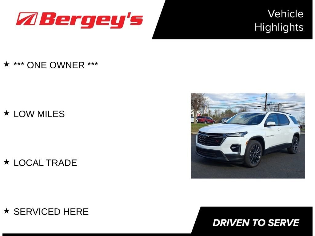 Used 2023 Chevrolet Traverse RS SUV