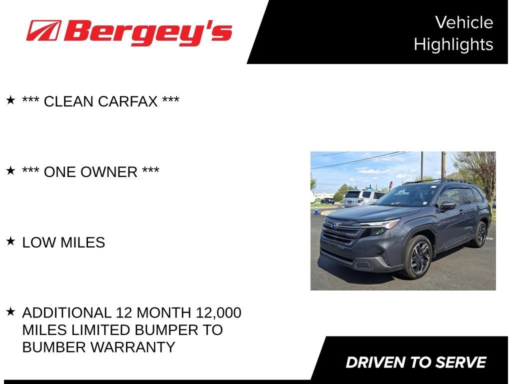 Used 2025 Subaru Forester Limited SUV