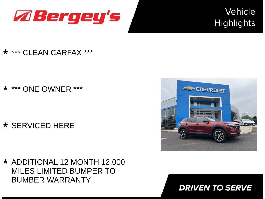 Used 2024 Chevrolet Trax 1RS SUV