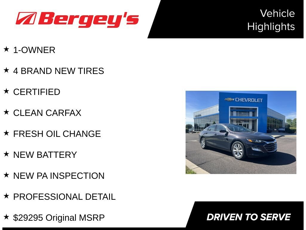 Used 2025 Chevrolet Malibu 1LT Car