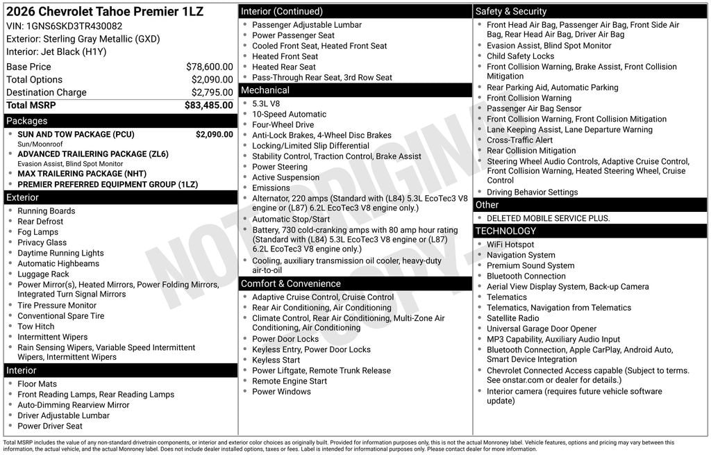 2026 Chevrolet Tahoe Premier - Photo 27