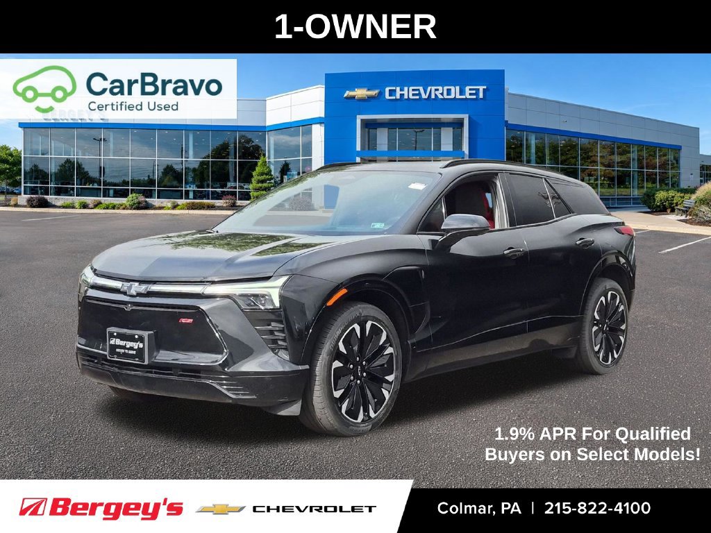 Certified 2024 Chevrolet Blazer EV RS with VIN 3GNKDCRJ7RS159864 for sale in Colmar, PA