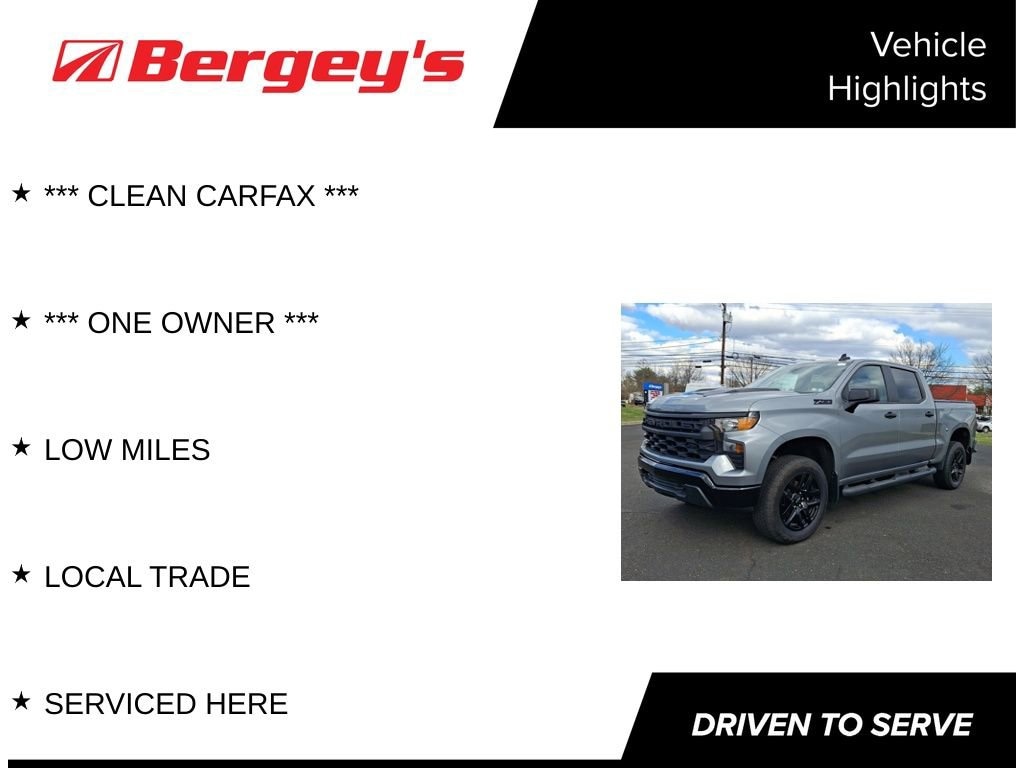 Used 2024 Chevrolet Silverado 1500 Custom Trail Boss Truck