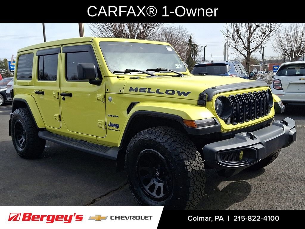 Used 2024 Jeep Wrangler 4-Door Sahara 4x4 SUV