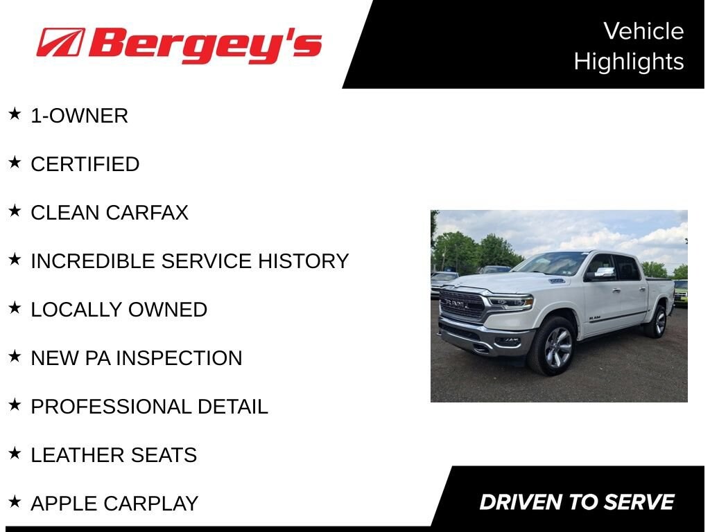 Used 2021 Ram 1500 Limited Crew Cab 4x4 57 Box Truck
