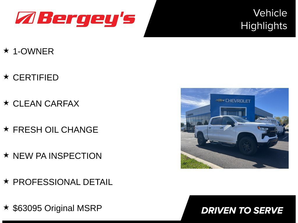 Used 2024 Chevrolet Silverado 1500 LT Trail Boss Truck