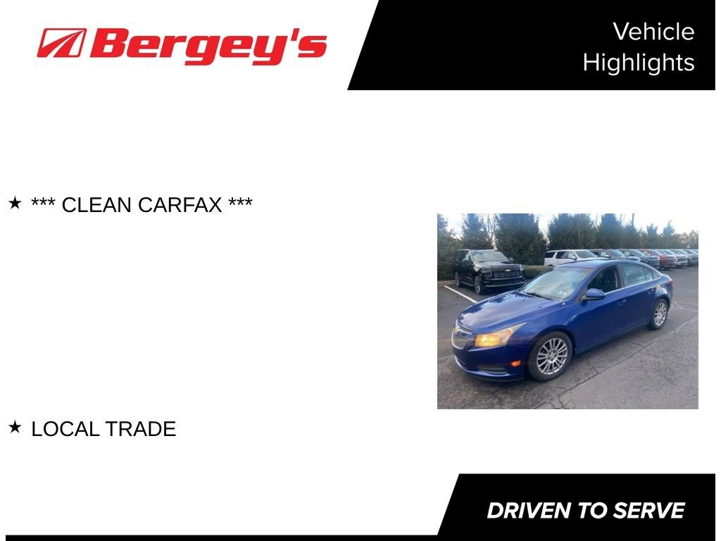 Used 2012 Chevrolet Cruze ECO Car