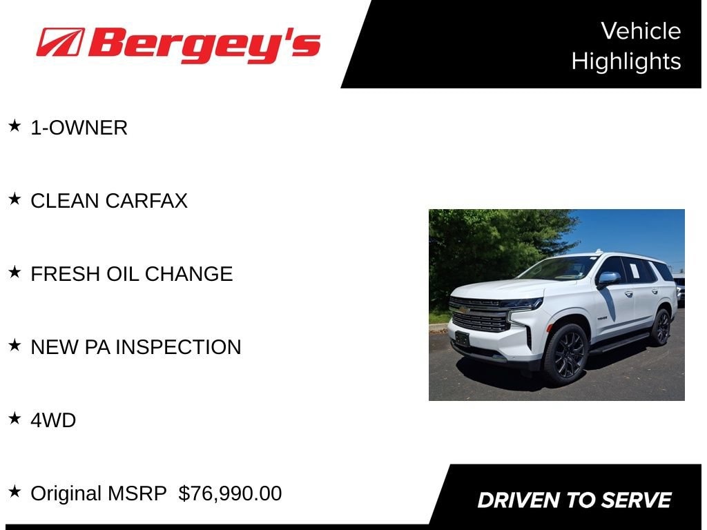 Used 2023 Chevrolet Tahoe Premier SUV