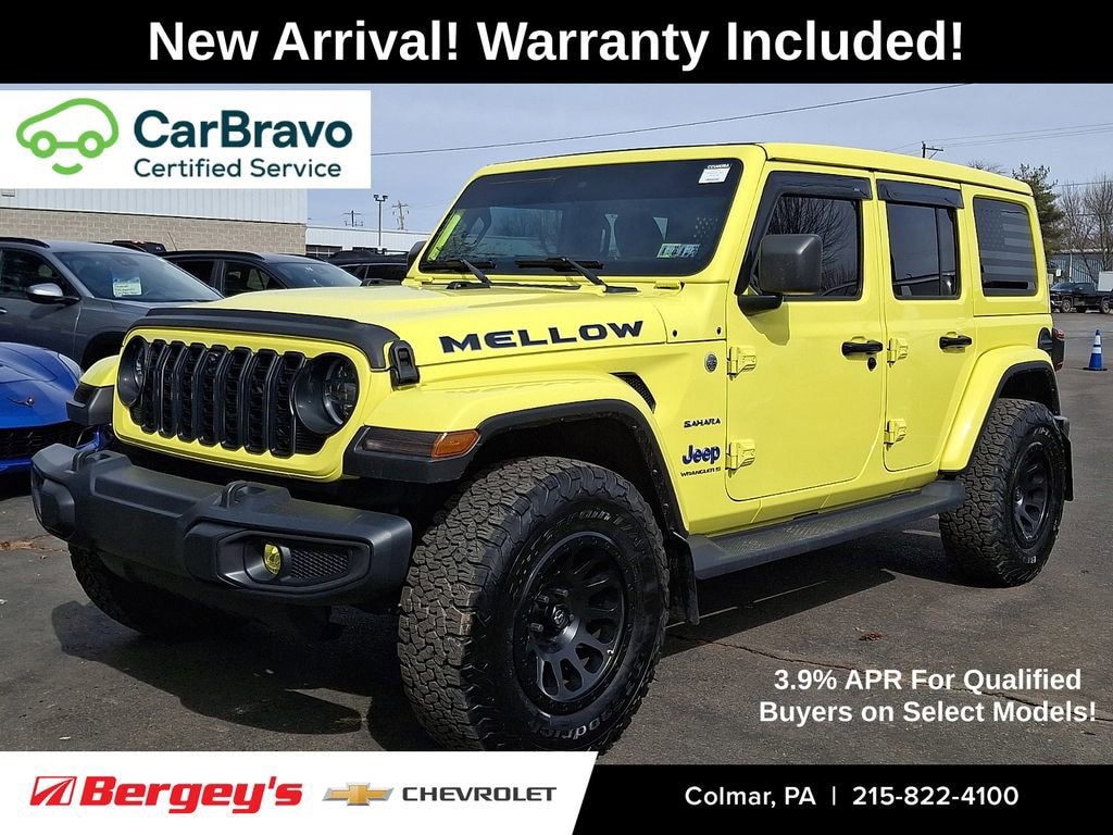 Used 2024 Jeep Wrangler 4-Door Sahara 4x4 SUV