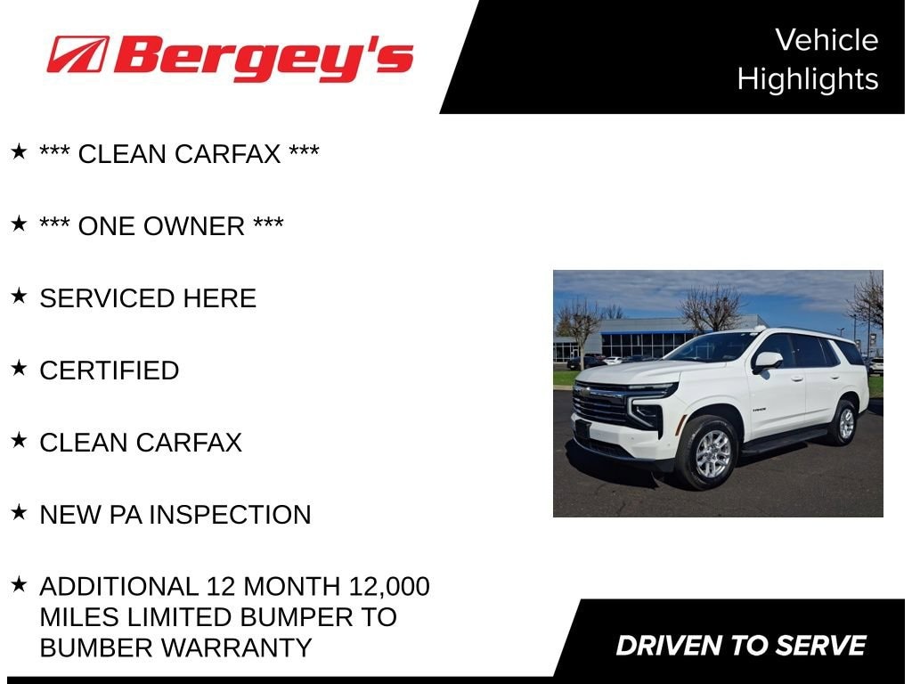 Used 2025 Chevrolet Tahoe LT SUV