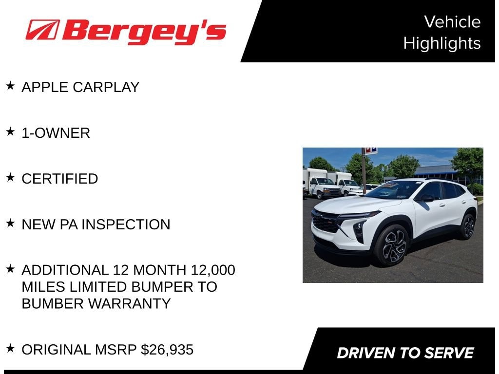 Used 2025 Chevrolet Trax 2RS SUV