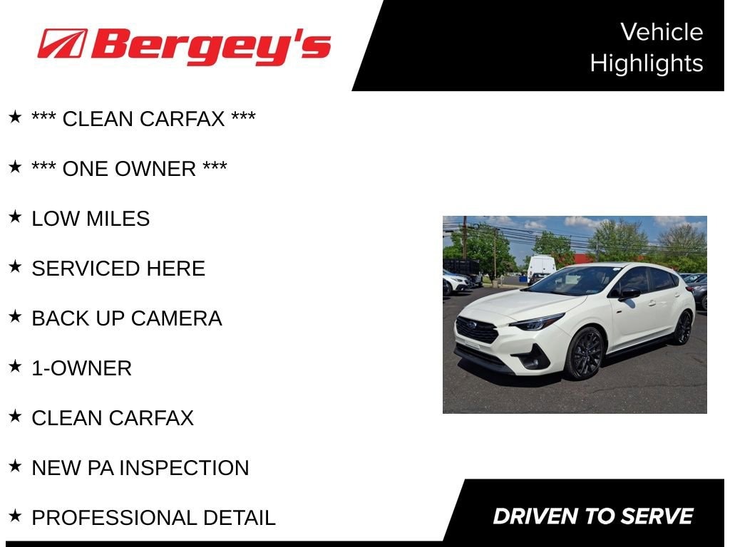 Used 2024 Subaru Impreza RS 5-Door Hatchback