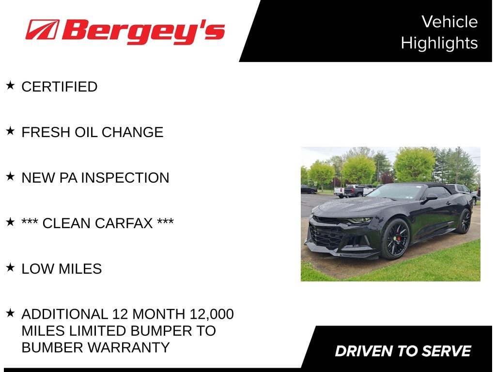 Used 2022 Chevrolet Camaro 2SS Performance