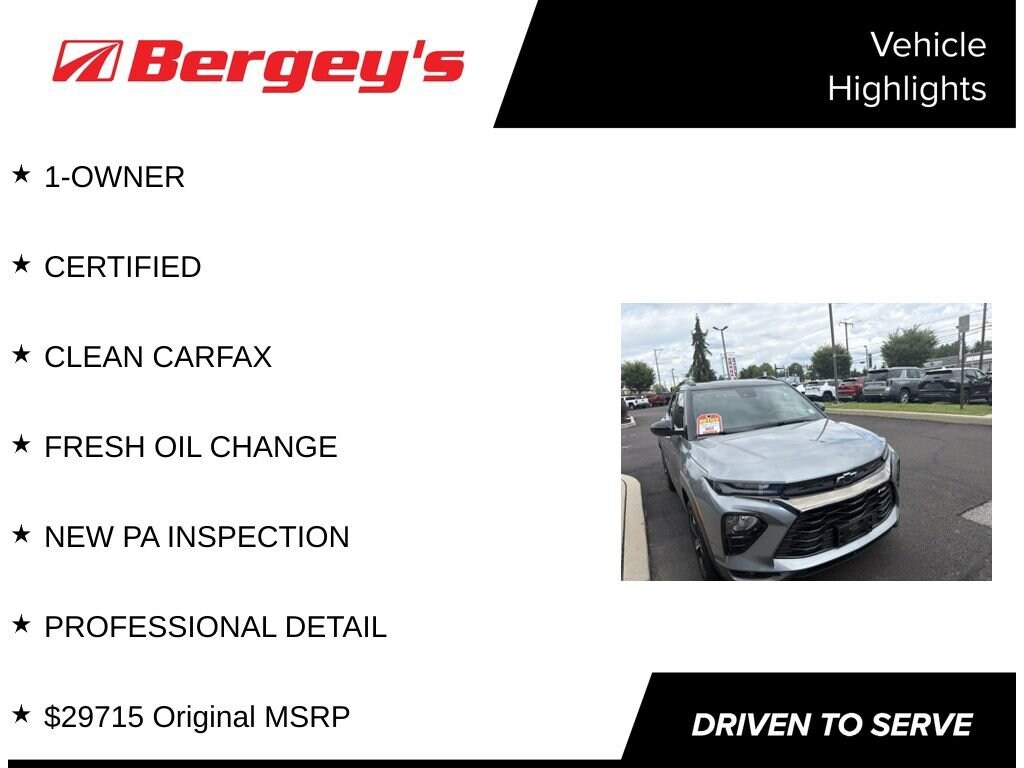 Used 2023 Chevrolet Trailblazer RS SUV