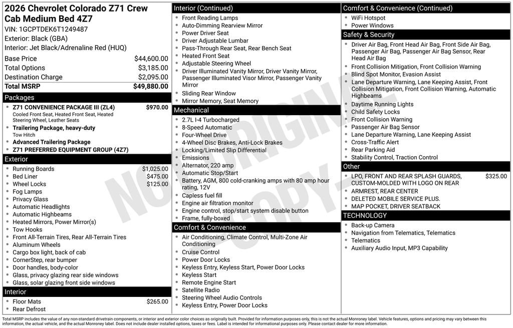 2026 Chevrolet Colorado Z71 - Photo 27