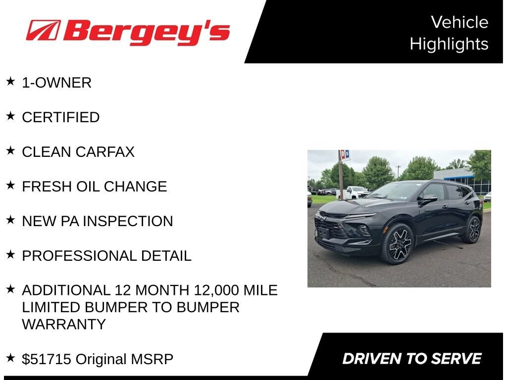 Used 2023 Chevrolet Blazer RS SUV