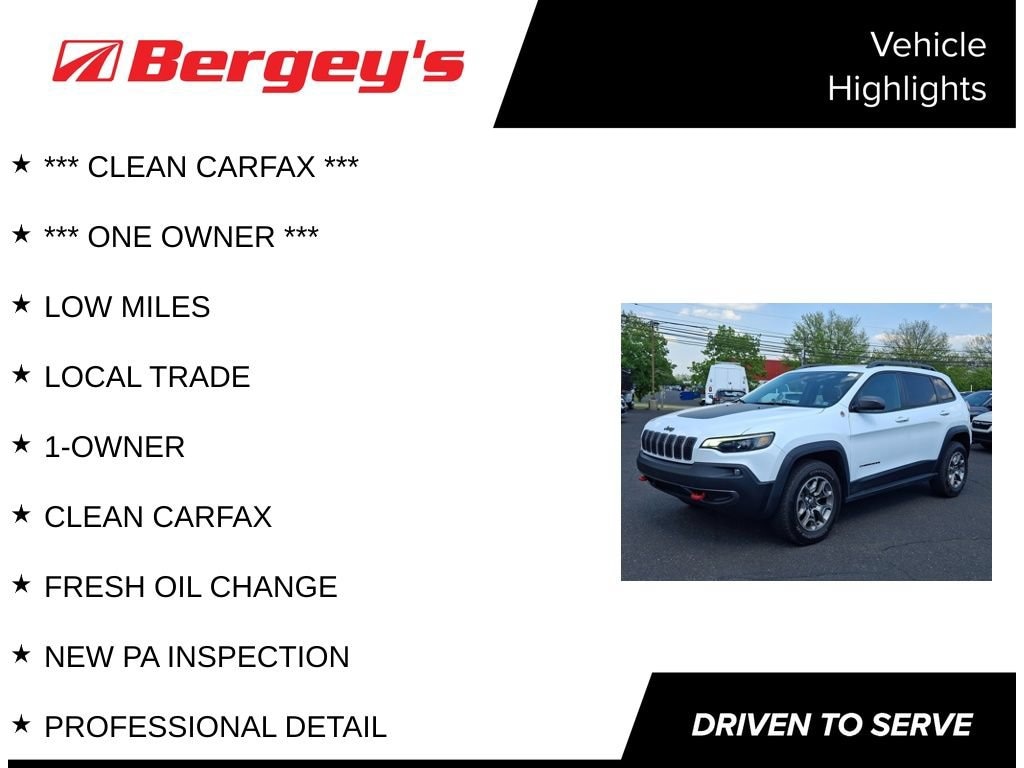Used 2021 Jeep Cherokee Trailhawk 4x4 SUV