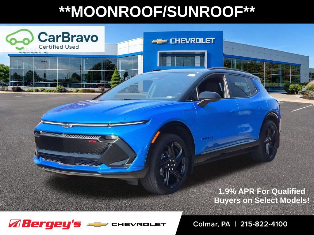 Certified 2026 Chevrolet Equinox EV RS with VIN 3GN7DSRR6TS121359 for sale in Colmar, PA