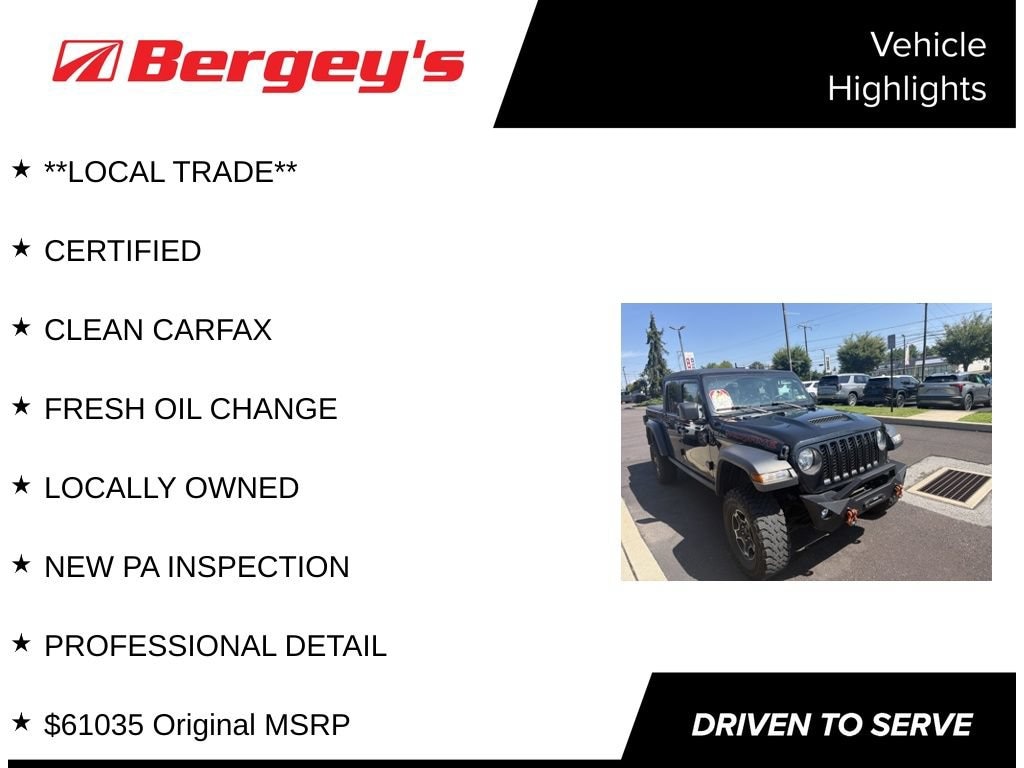 Used 2023 Jeep Gladiator Mojave 4x4 Truck