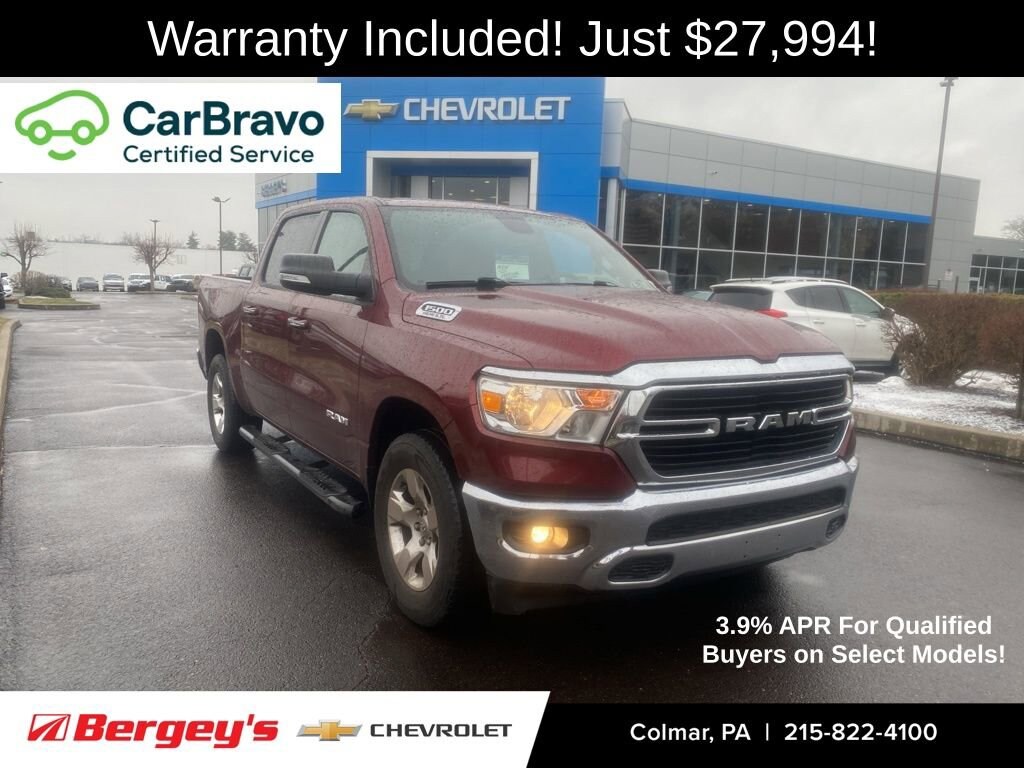 Used 2019 Ram 1500 Big Horn/Lone Star Crew Cab 4x4 57 Box Truck