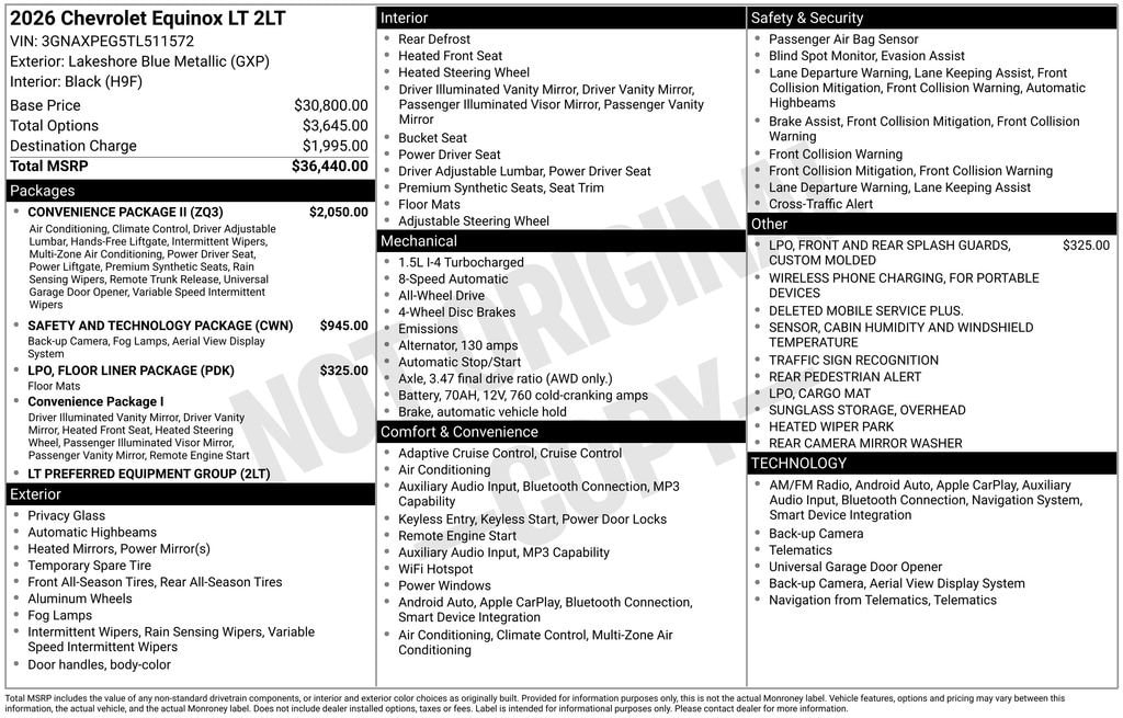 2026 Chevrolet Equinox LT - Photo 27