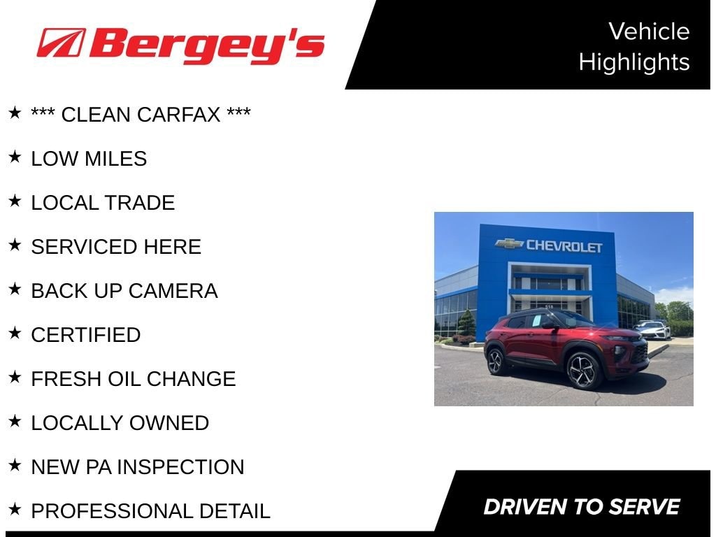 Used 2022 Chevrolet Trailblazer RS SUV