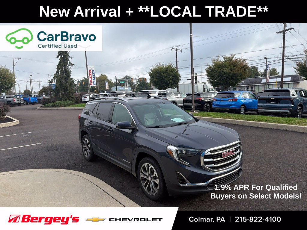 Used 2019 GMC Terrain SLT with VIN 3GKALVEX6KL189794 for sale in Colmar, PA
