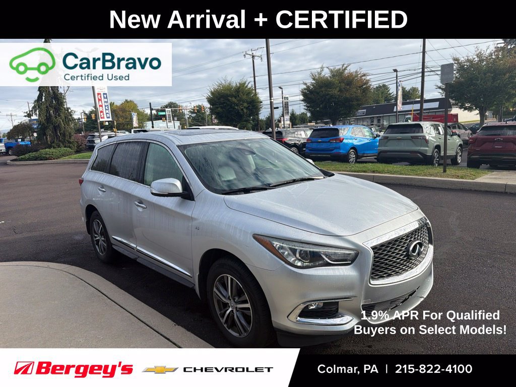 Used 2019 INFINITI QX60 PURE with VIN 5N1DL0MM5KC527311 for sale in Colmar, PA