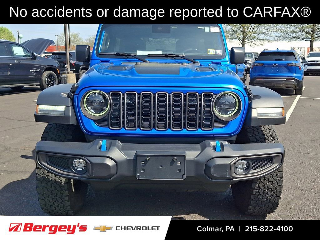 Used 2024 Jeep Wrangler 4xe Rubicon 4XE with VIN 1C4RJXR62RW232212 for sale in Colmar, PA