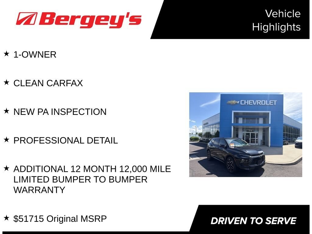 Used 2023 Chevrolet Blazer RS SUV