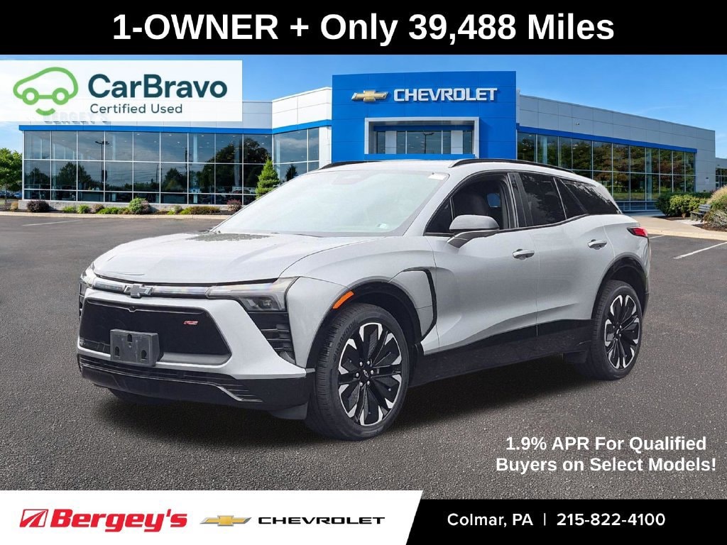 Certified 2024 Chevrolet Blazer EV RS with VIN 3GNKDCRJ8RS173871 for sale in Colmar, PA