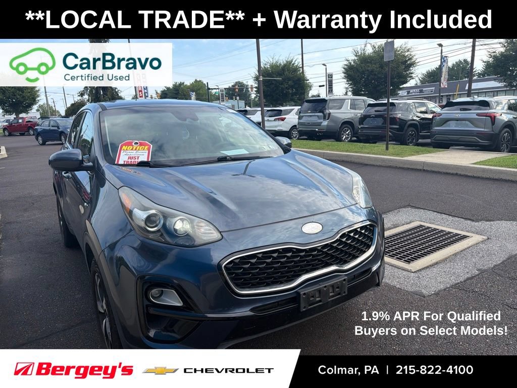 Certified 2020 Kia Sportage LX with VIN KNDPMCAC7L7680259 for sale in Colmar, PA