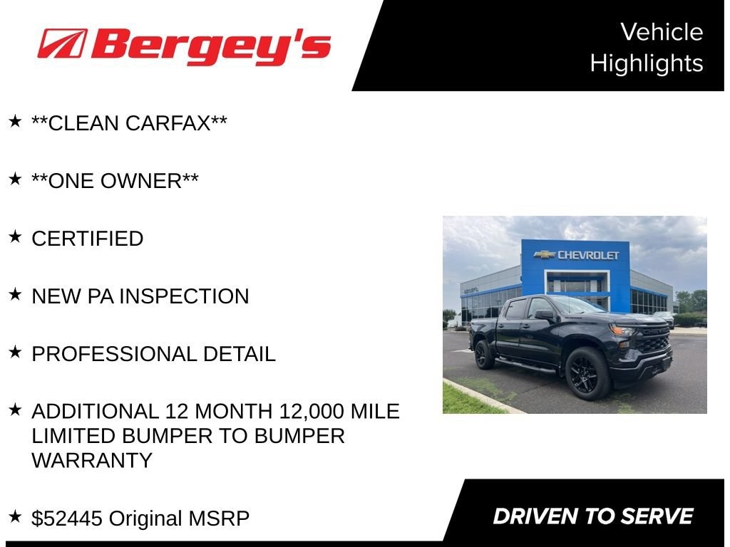 Used 2023 Chevrolet Silverado 1500 Custom Truck