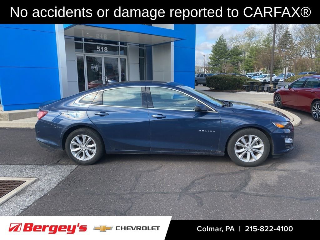 Used 2019 Chevrolet Malibu 1LT with VIN 1G1ZD5STXKF154191 for sale in Colmar, PA