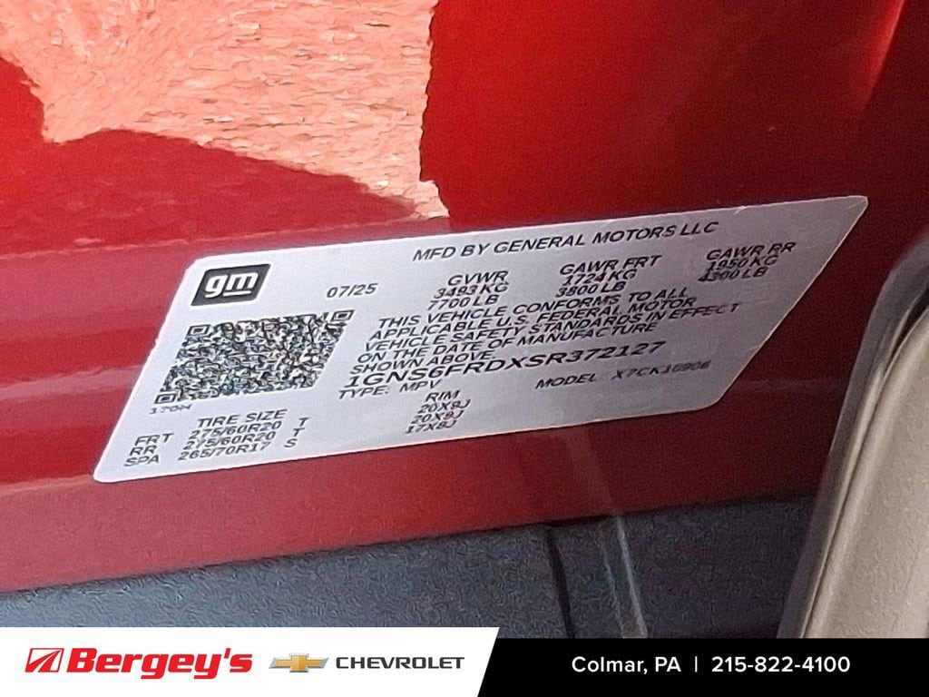 2025 Chevrolet Suburban Premier - Photo 20