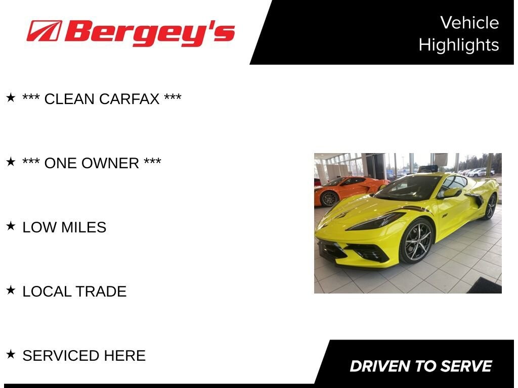 Used 2023 Chevrolet Corvette Stingray 2LT Performance