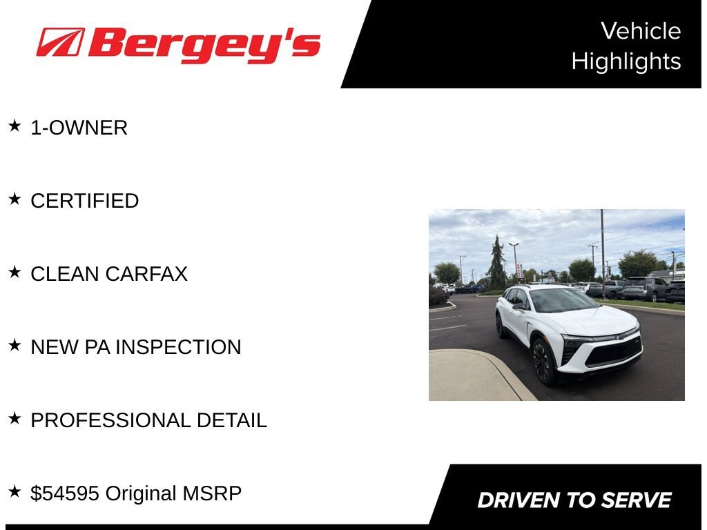 Used 2024 Chevrolet Blazer EV RS SUV