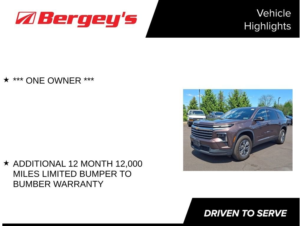 Used 2024 Chevrolet Traverse LT SUV