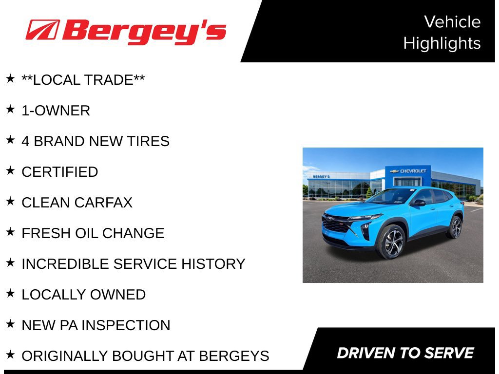 Used 2024 Chevrolet Trax 1RS SUV