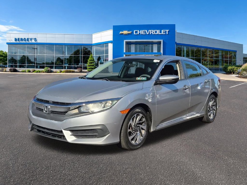 Certified 2017 Honda Civic EX with VIN 2HGFC2F77HH528435 for sale in Colmar, PA