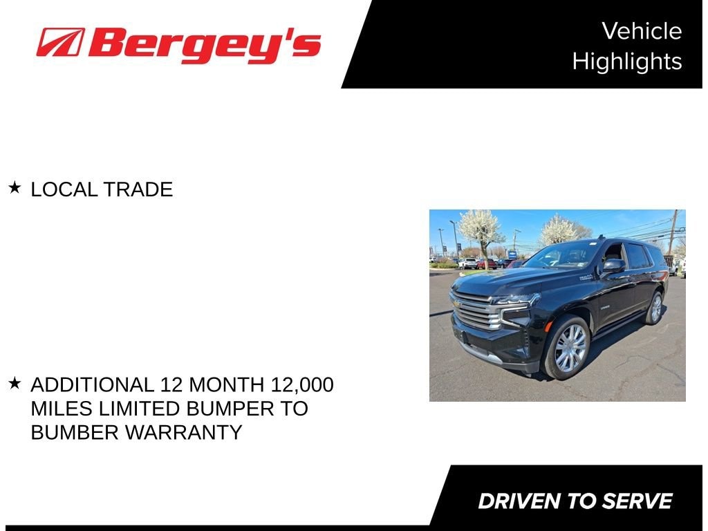 Used 2023 Chevrolet Tahoe High Country SUV